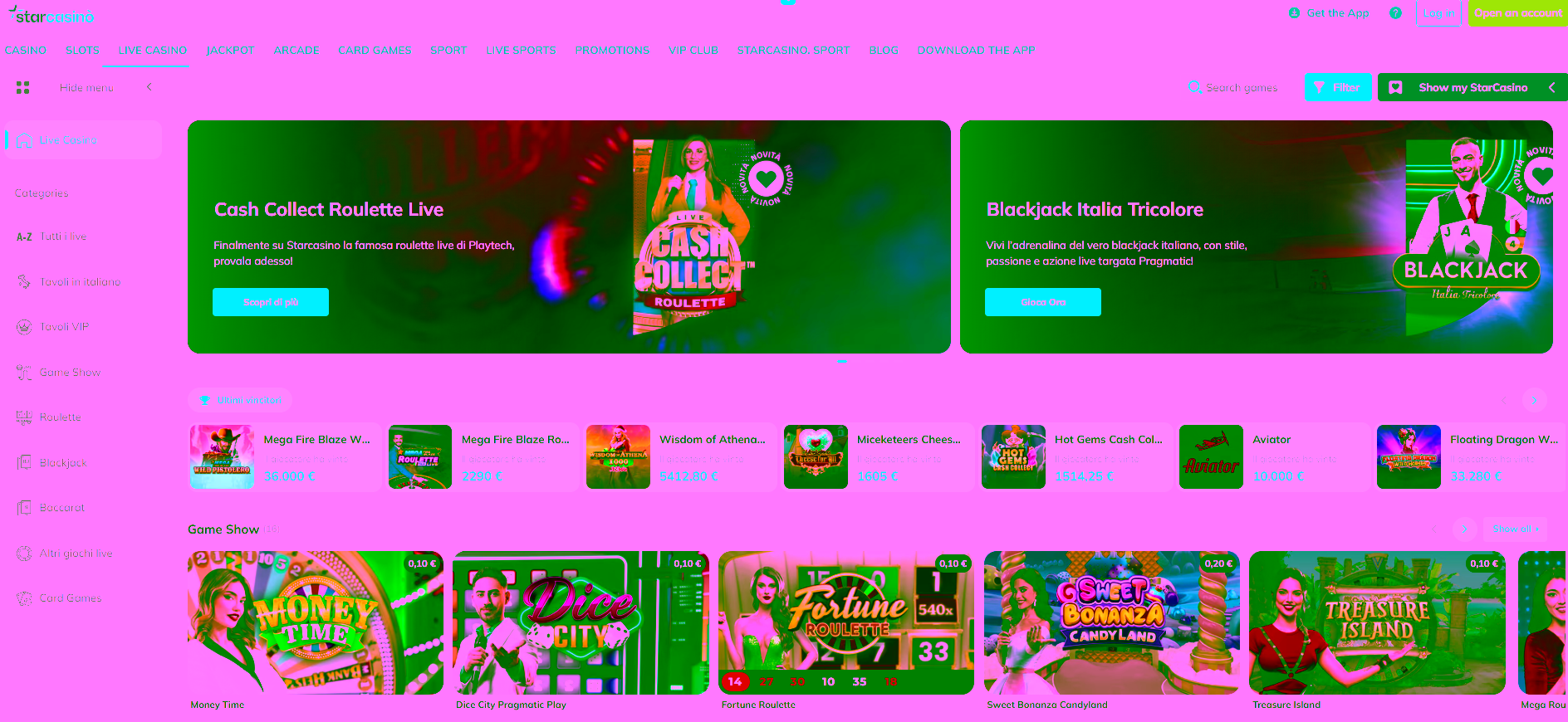 LiveCasino StarCasino